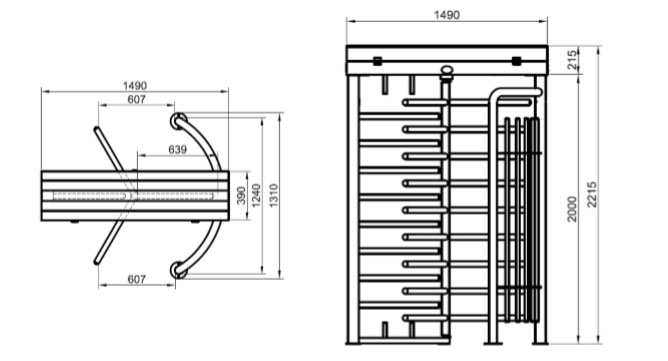 BTX 300 S Boy Turnike Sistemi
