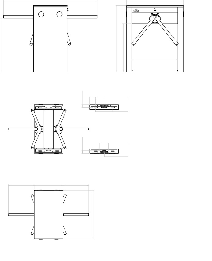 LTT 303 Double Tripod Turnike Sistemi