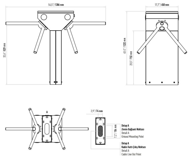 LTT 313 ED Double Turnike Sistemi