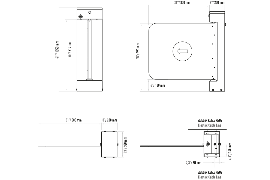 SG 112 Swinggate VIP Turnike Sistemi